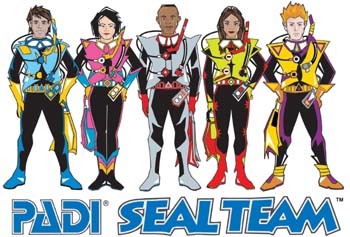 PADI Seal Team Kids love it