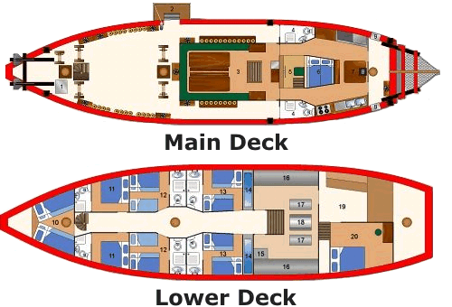 Junk's deck plans