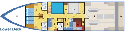 Mermaid I's deck plans
